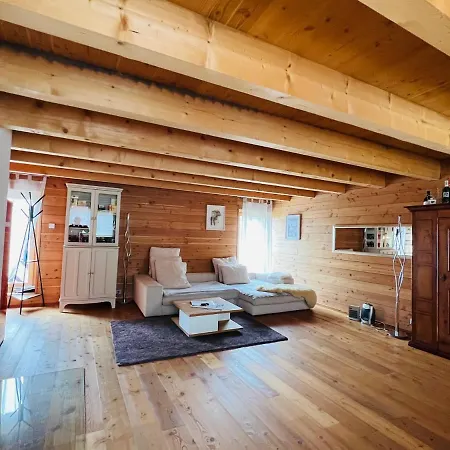 Biene - Swiss Alp With Sauna And Jacuzzi Chalet