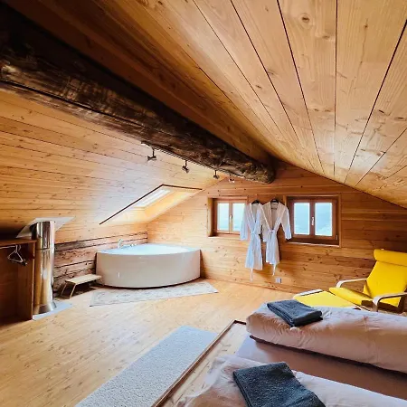 Chalet Biene - Swiss Alp With Sauna And Jacuzzi